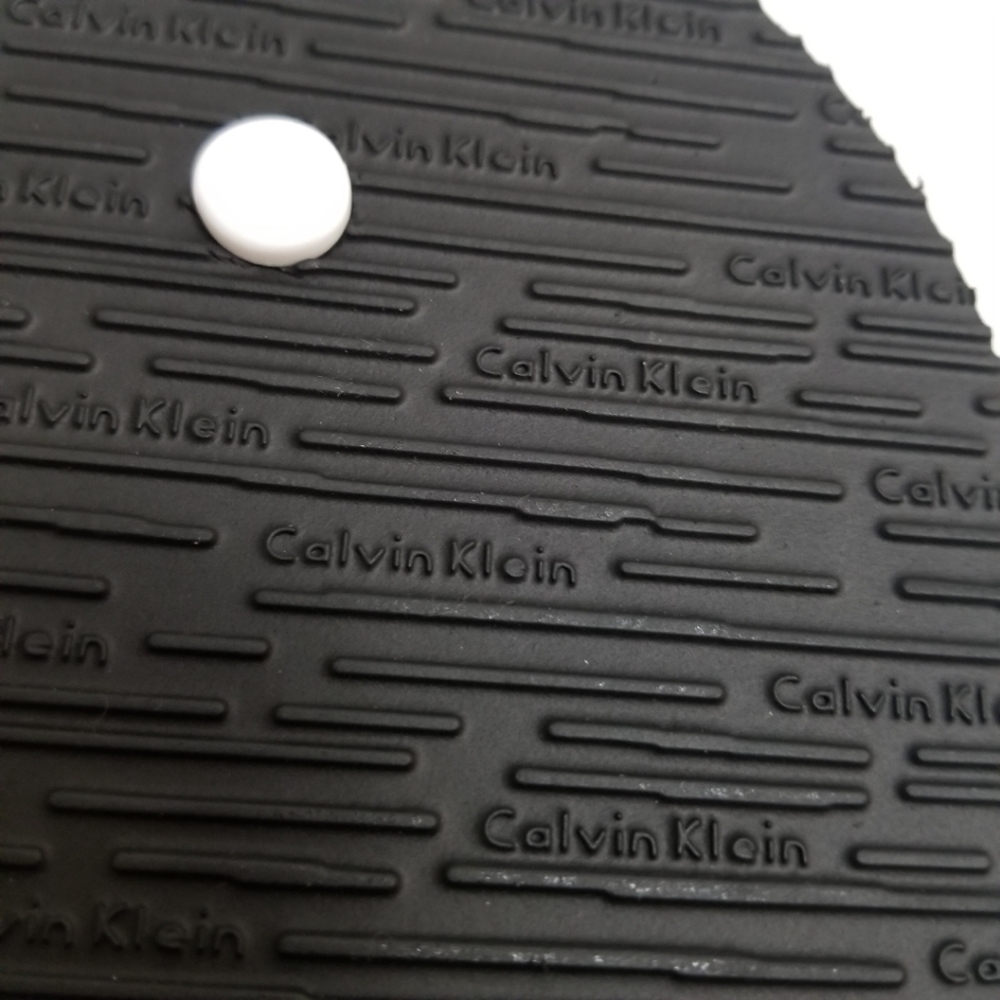 🆕️⬇️Calvin Klein Daryn White/Black Flip Flops - Picture 7 of 9